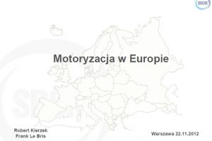 Motoryzacja w Europie