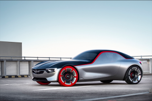 Futurystyczne opony w niesamowitym koncepcyjnym samochodzie Opel GT Concept