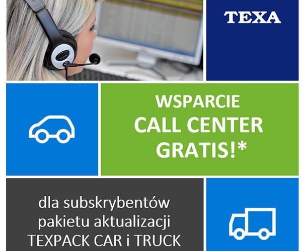 Call center gratis w promocji TEXA