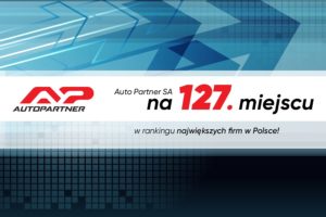 Auto Partner na 127. miejscu w rankingu największych firm w Polsce