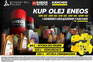 Urządzenie Karcher za zakup oleju ENEOS