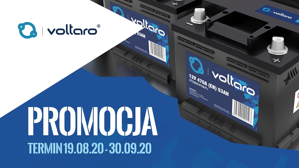 Promocja sprzedażowa akumulatorów Voltaro w Inter Parts.