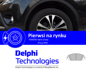 Klocki hamulcowe Delphi Technologies znowu pierwsze na rynku!