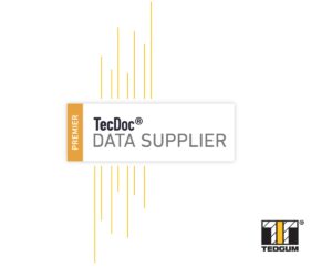 Odznaka PREMIER data supplier od TecDoc dla TEDGUM