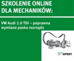 Poprawna wymiana paska rozrządu silnika 2.0 TDI. Szkolenie online dla Czytelników MotoFocus.pl.