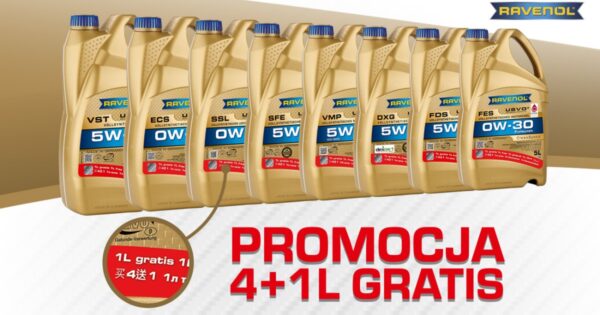 Promocja 4+1L GRATIS!