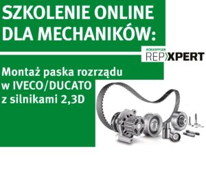 Montaż paska rozrządu w silniku 2.3D – szkolenie online dla Czytelników MotoFocus.pl